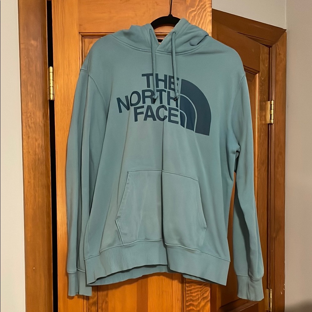 The North Face Men’s Blue Hoodie with Classic Logo